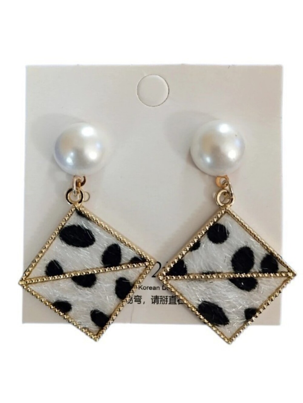 Fashion Jewelry leopard print earrings